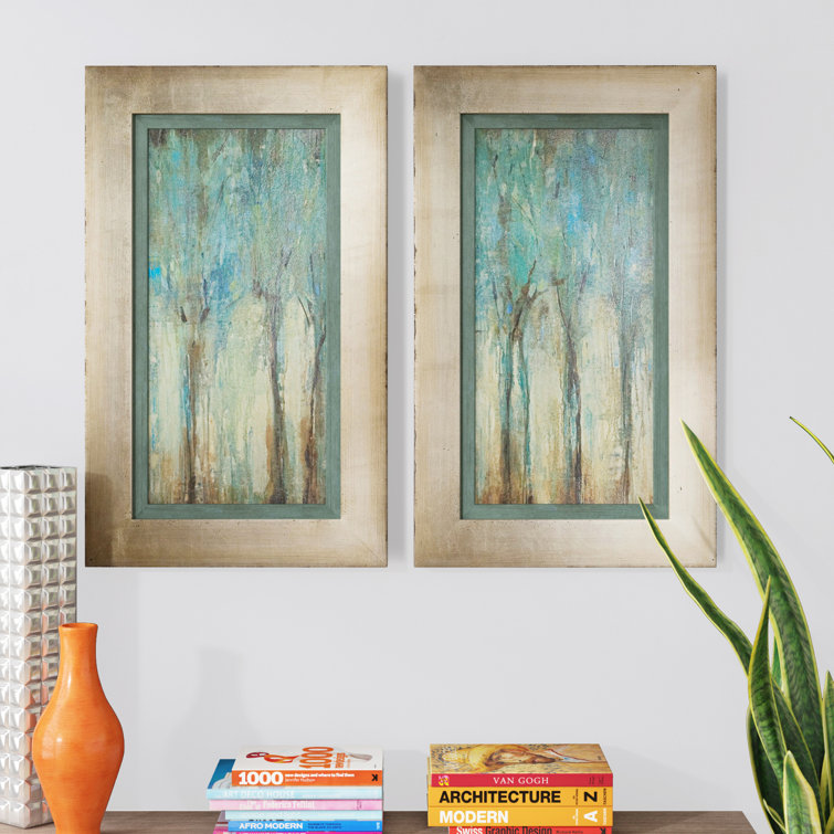 Orren Ellis Whispering Wind 2 Piece Picture Frame Graphic Art on